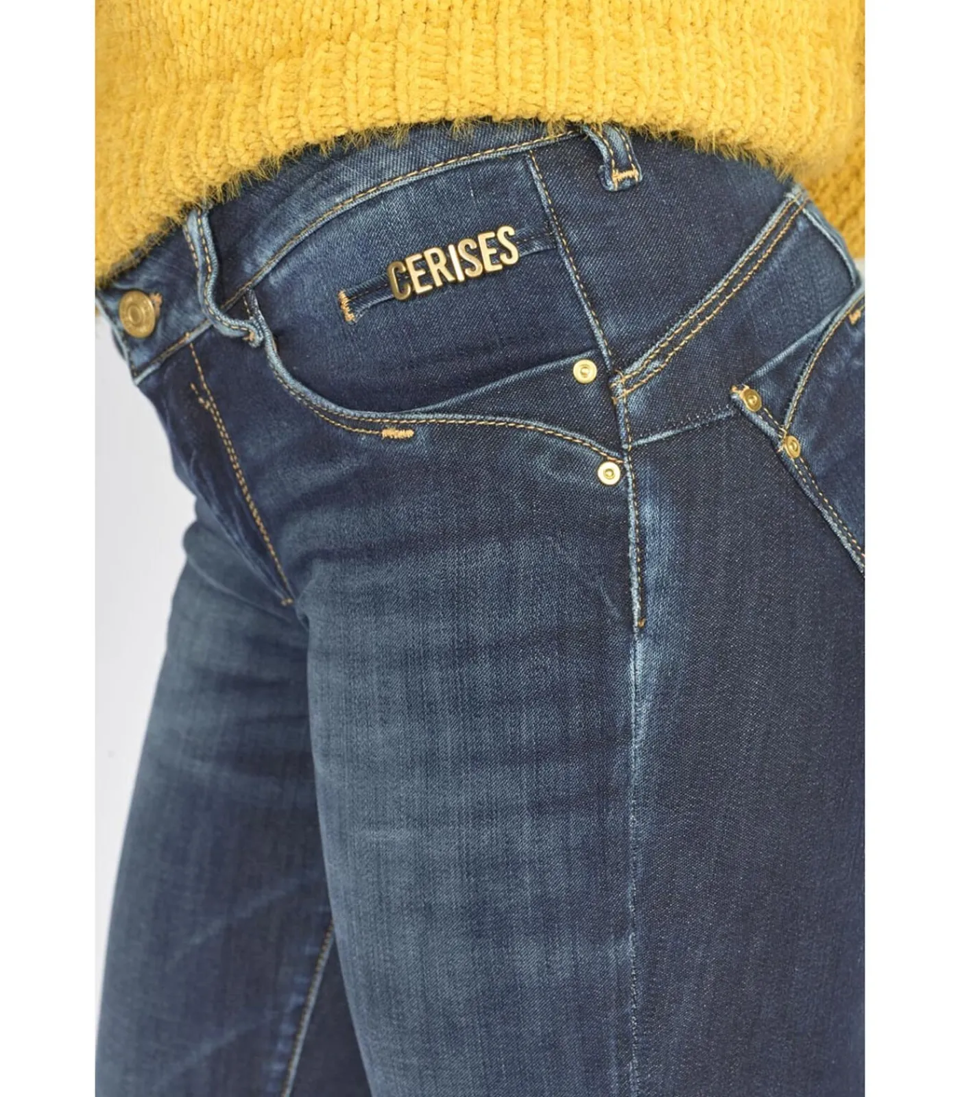 Le Temps des Cerises Jeans push-up slim PULP, lengte 34 blue Online
