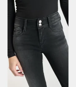 Le Temps des Cerises Jeans push-up slim ULTRA PULP, lengte 34 black New