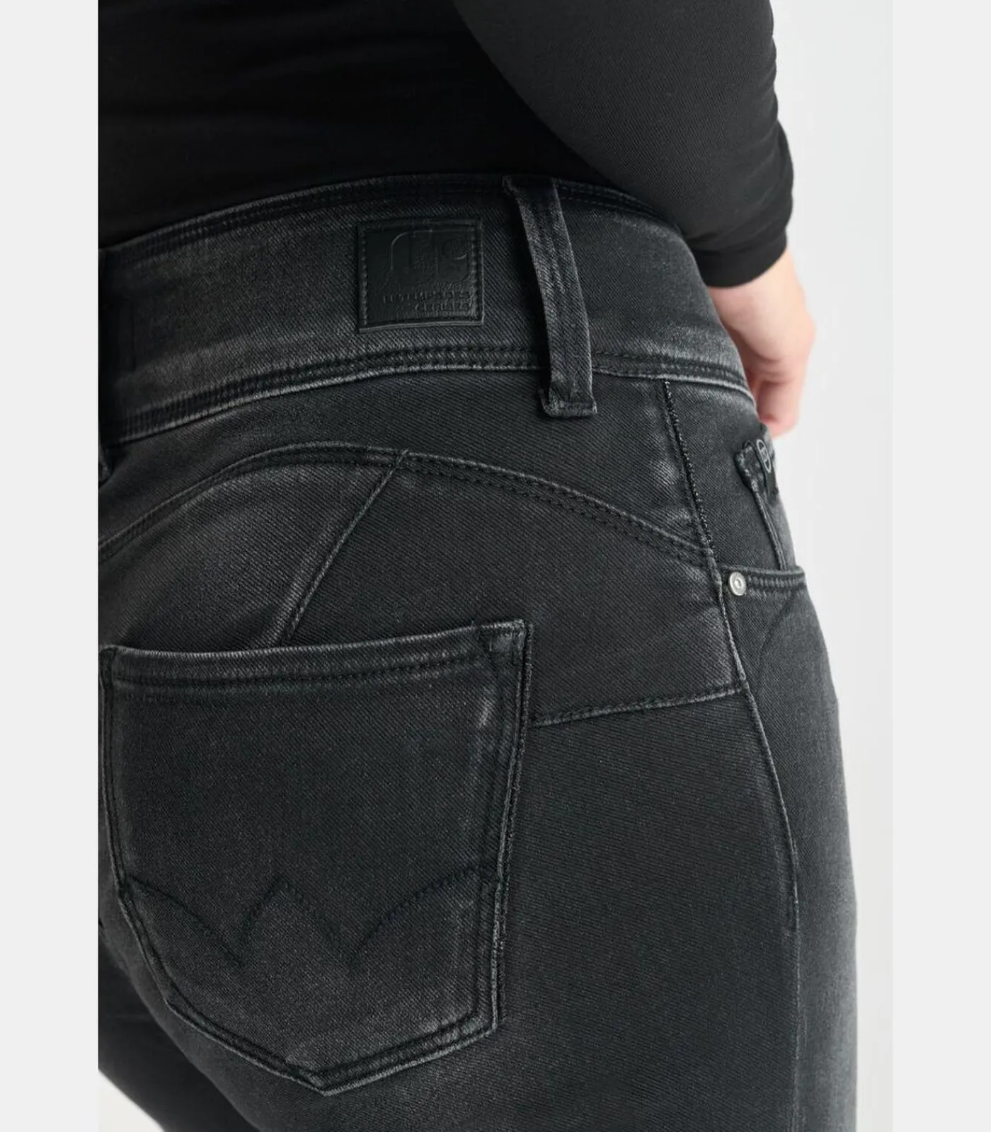 Le Temps des Cerises Jeans push-up slim ULTRA PULP, lengte 34 black New