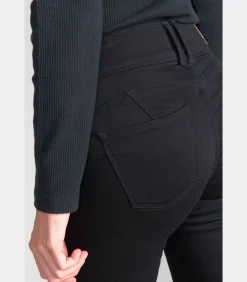 Le Temps des Cerises Jeans push-up slim ULTRA PULP, lengte 34 black