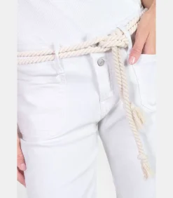 Le Temps des Cerises Jeans recht PRISKA, 7/8 white Hot