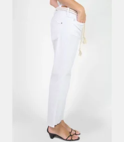 Le Temps des Cerises Jeans recht PRISKA, 7/8 white Hot