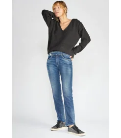 Le Temps des Cerises Jeans regular 400/17, 7/8 blue Discount