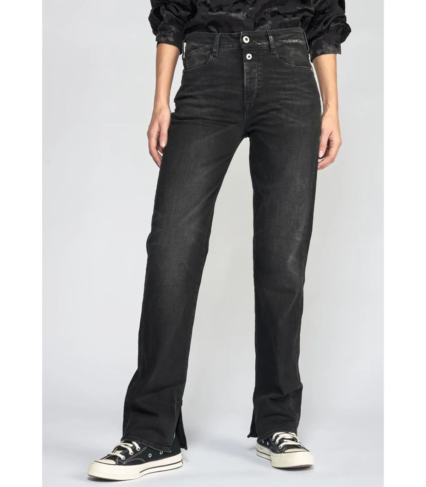 Le Temps des Cerises Jeans regular 400/19, lengte 34 black Best