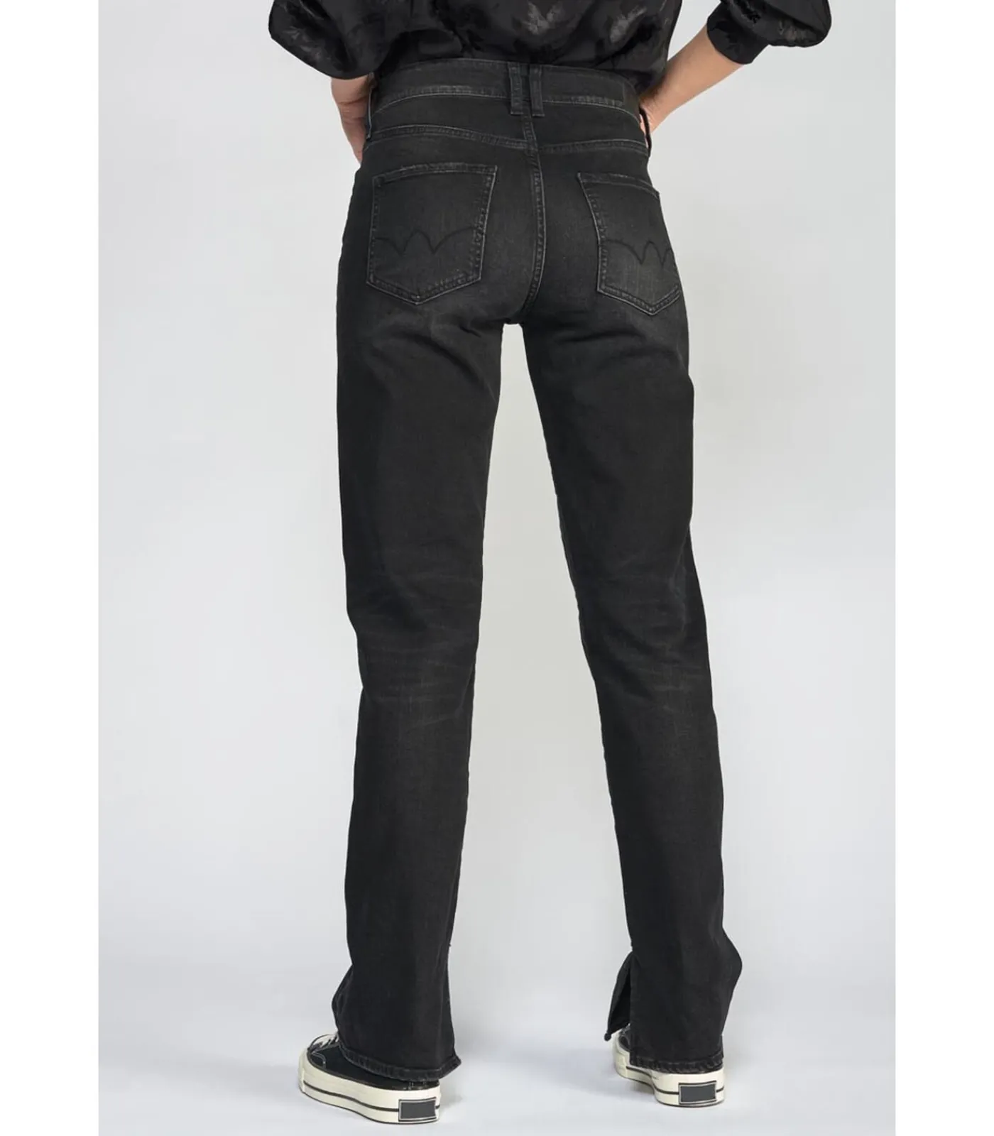 Le Temps des Cerises Jeans regular 400/19, lengte 34 black Best