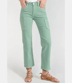 Le Temps des Cerises Jeans regular PRECIEUX, 7/8 green Outlet