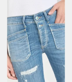 Le Temps des Cerises Jeans regular Pricilia, 7/8 blue Discount
