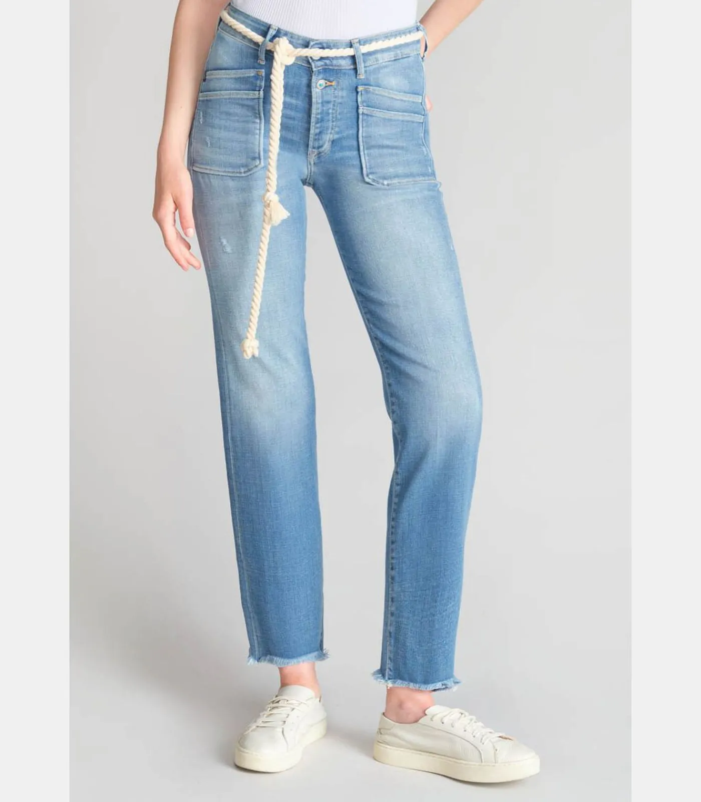 Le Temps des Cerises Jeans regular Pricilia, 7/8 blue New