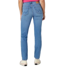 Wrangler Jeans slanke pasvorm voor dames blue Online