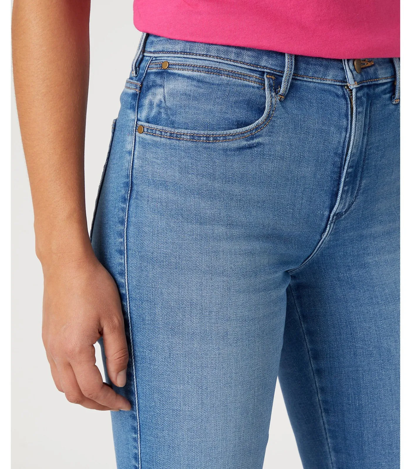 Wrangler Jeans slanke pasvorm voor dames blue Online