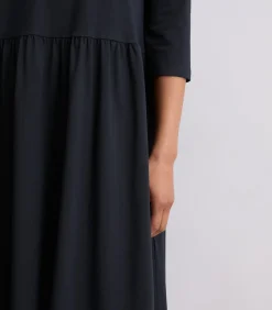 Marc O'Polo Jersey jurk regular darkBlue Outlet