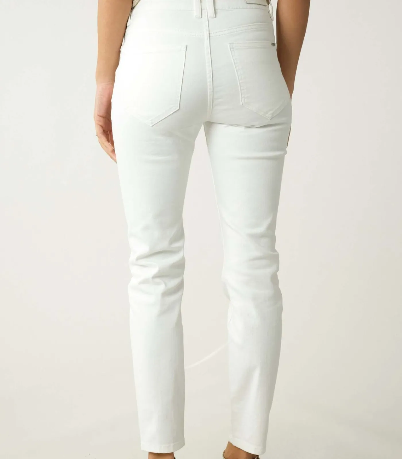 Deeluxe JESS - Slim-fit jeans white