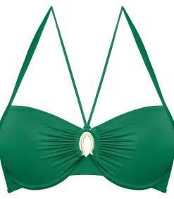 Marlies Dekkers jet set push up bikini top greenPatent Outlet