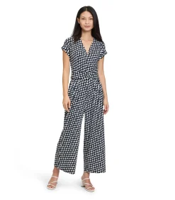 Betty Barclay Jumpsuit navyBlue/white
