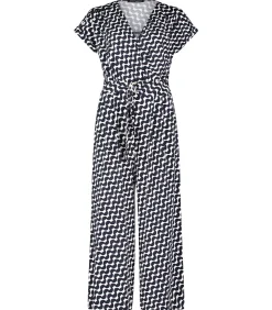 Betty Barclay Jumpsuit navyBlue/white