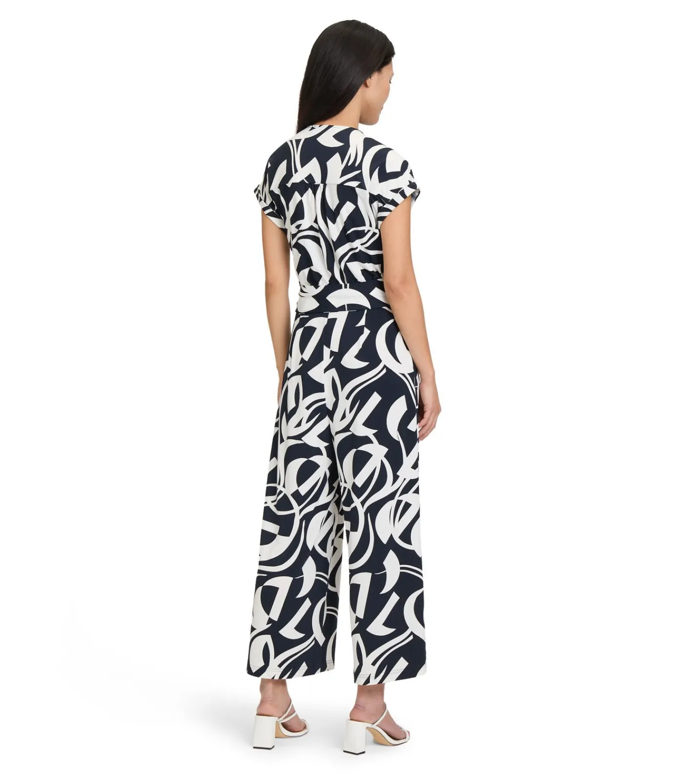 Betty Barclay Jumpsuit navyBlue/white Discount