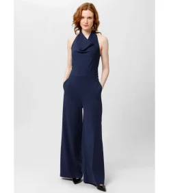 Les Lunes Jumpsuit “PENNY Overall Jersey Wide Leg” darkBlue Outlet