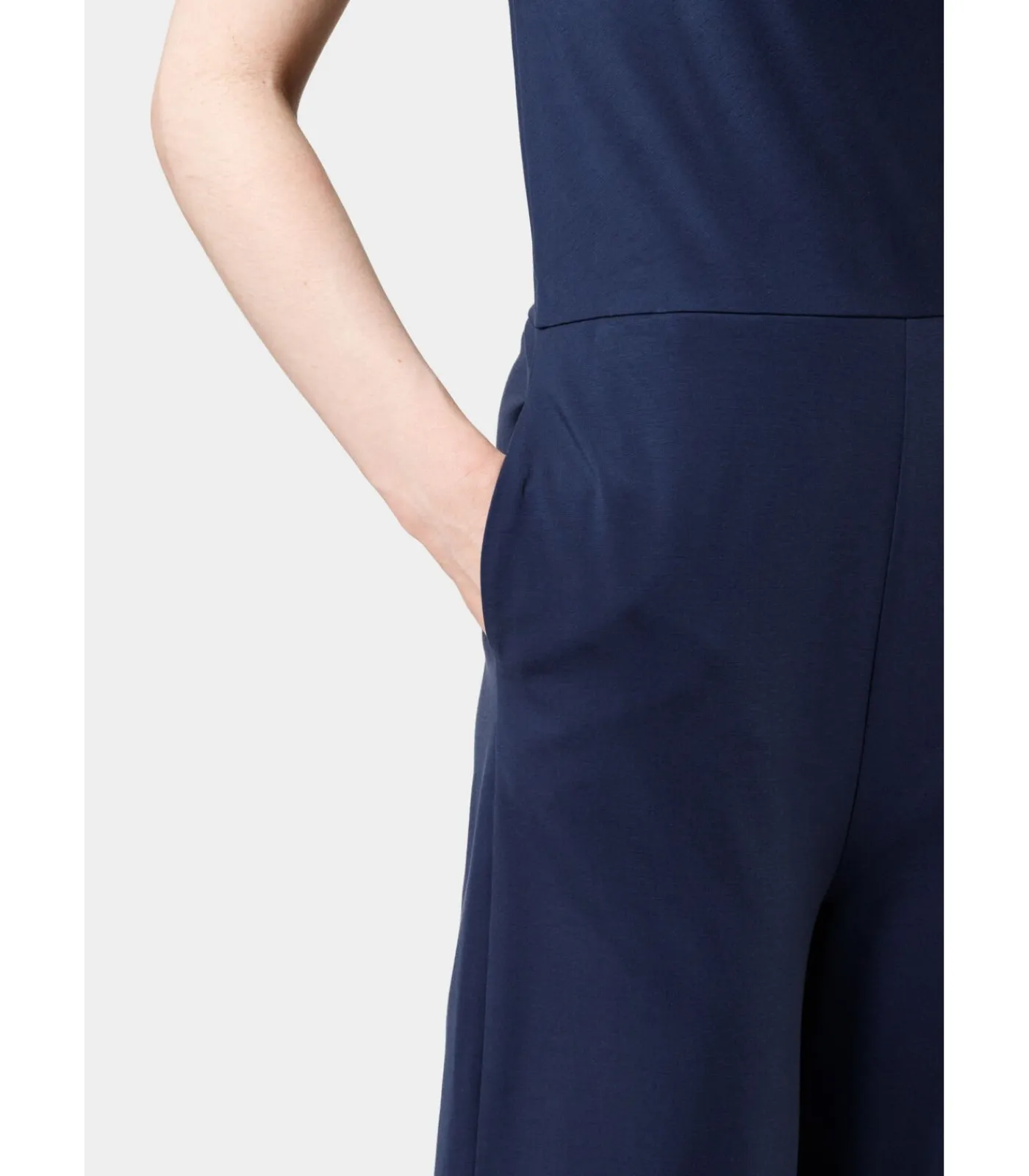 Les Lunes Jumpsuit “PENNY Overall Jersey Wide Leg” darkBlue Outlet