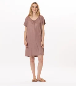 LE CHAT Jurk in viscose RAMATUELLE 942 brown Hot