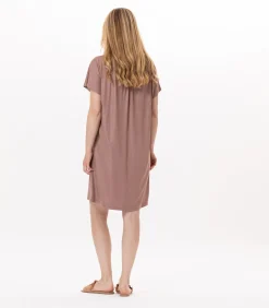 LE CHAT Jurk in viscose RAMATUELLE 942 brown Hot