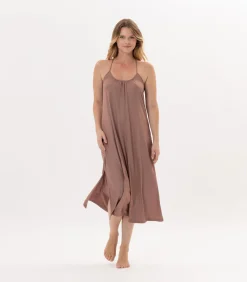 LE CHAT Jurk in viscose RAMATUELLE 941 brown Sale