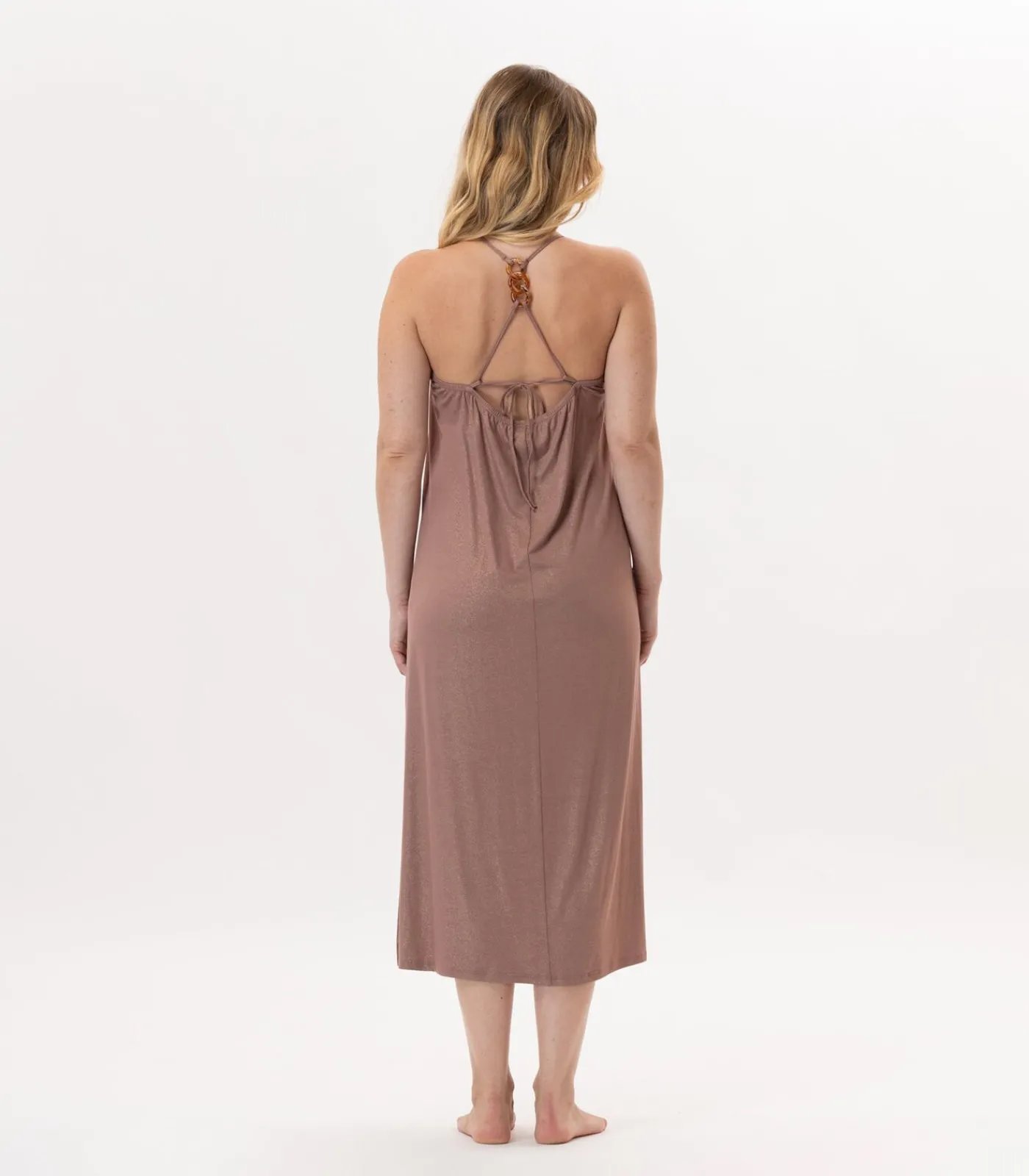 LE CHAT Jurk in viscose RAMATUELLE 941 brown Sale