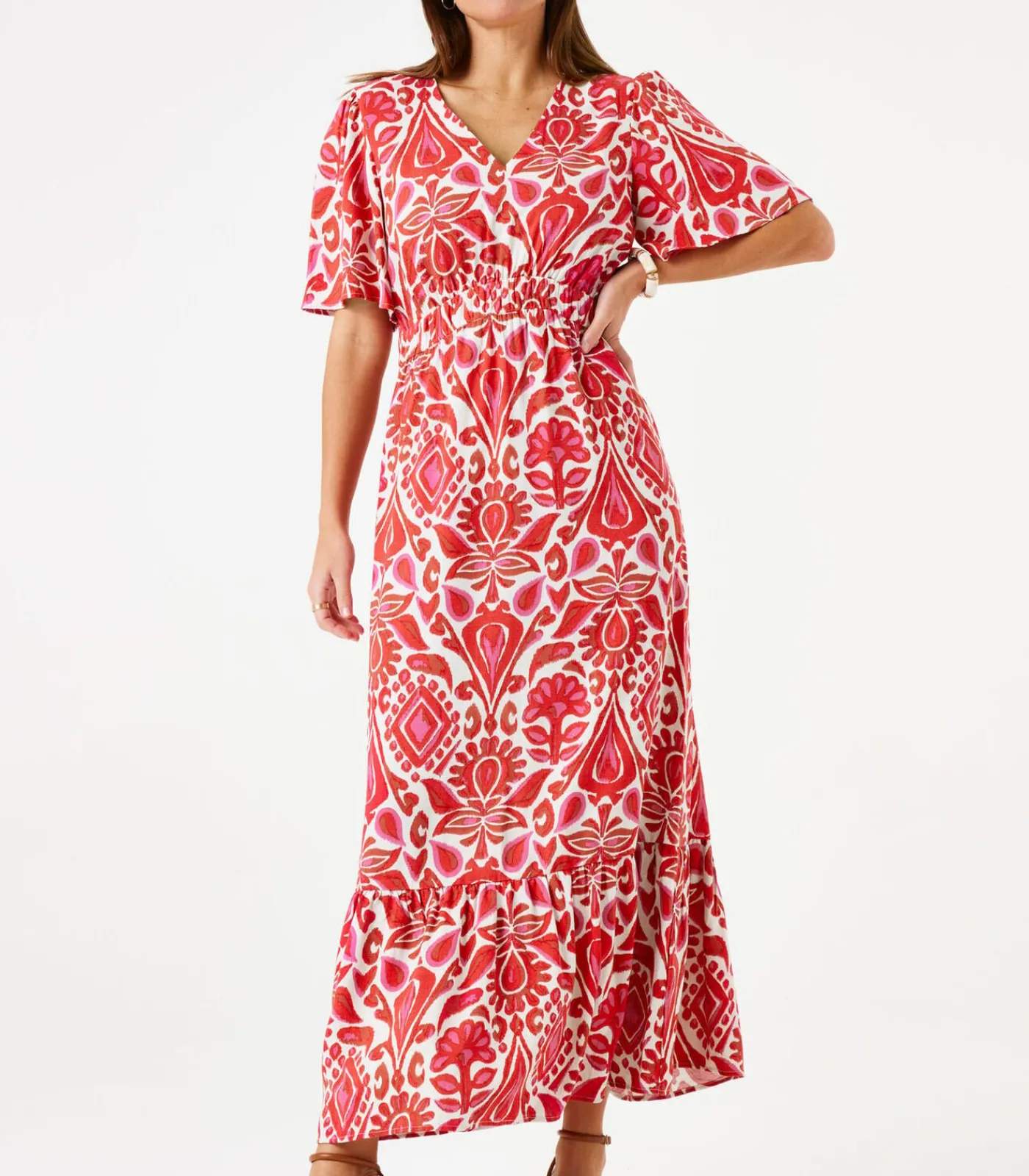 Garcia Jurk met print red Online