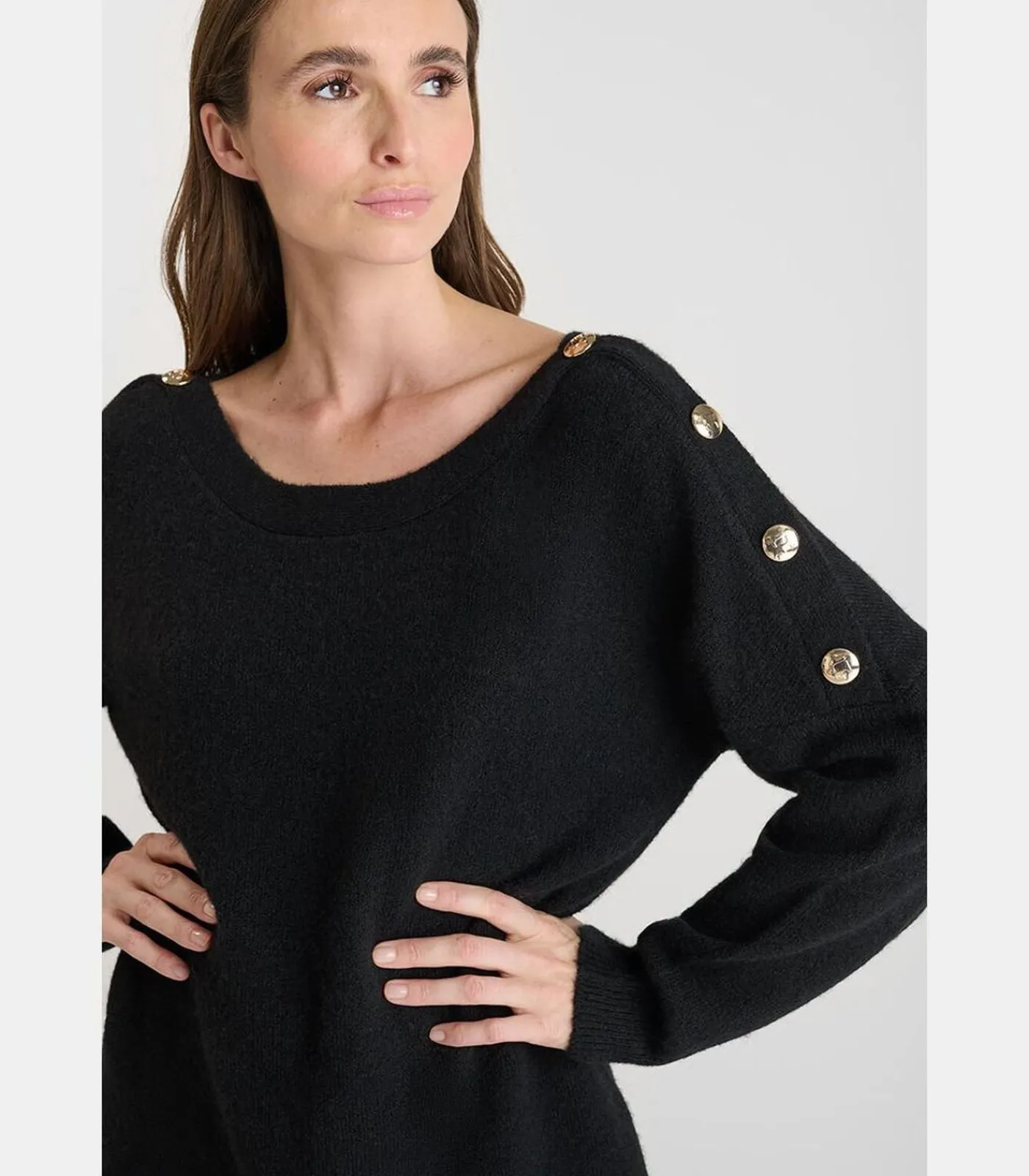 Le Temps des Cerises Jurk recht CARMENA black Discount