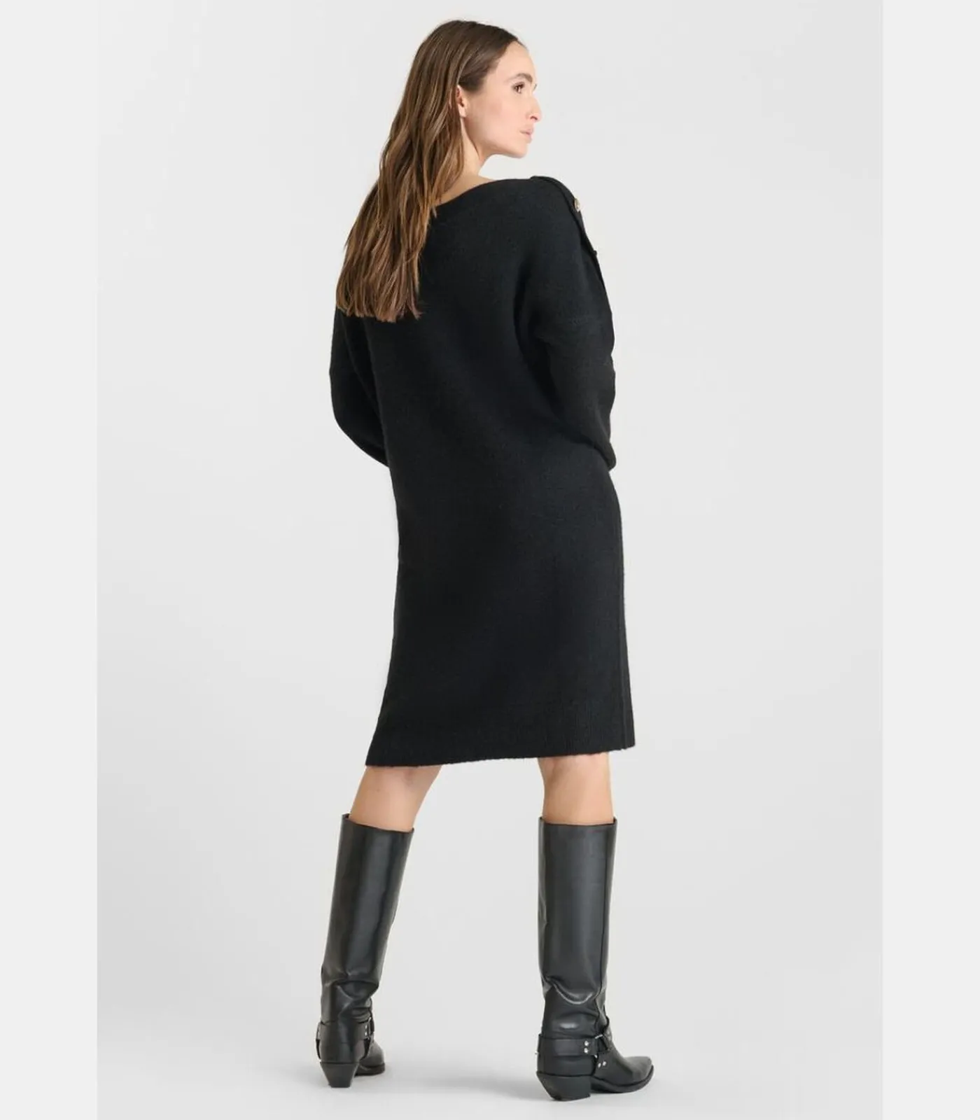 Le Temps des Cerises Jurk recht CARMENA black Discount