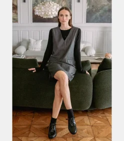 Le Temps des Cerises Jurk recht ZIGA gray Sale