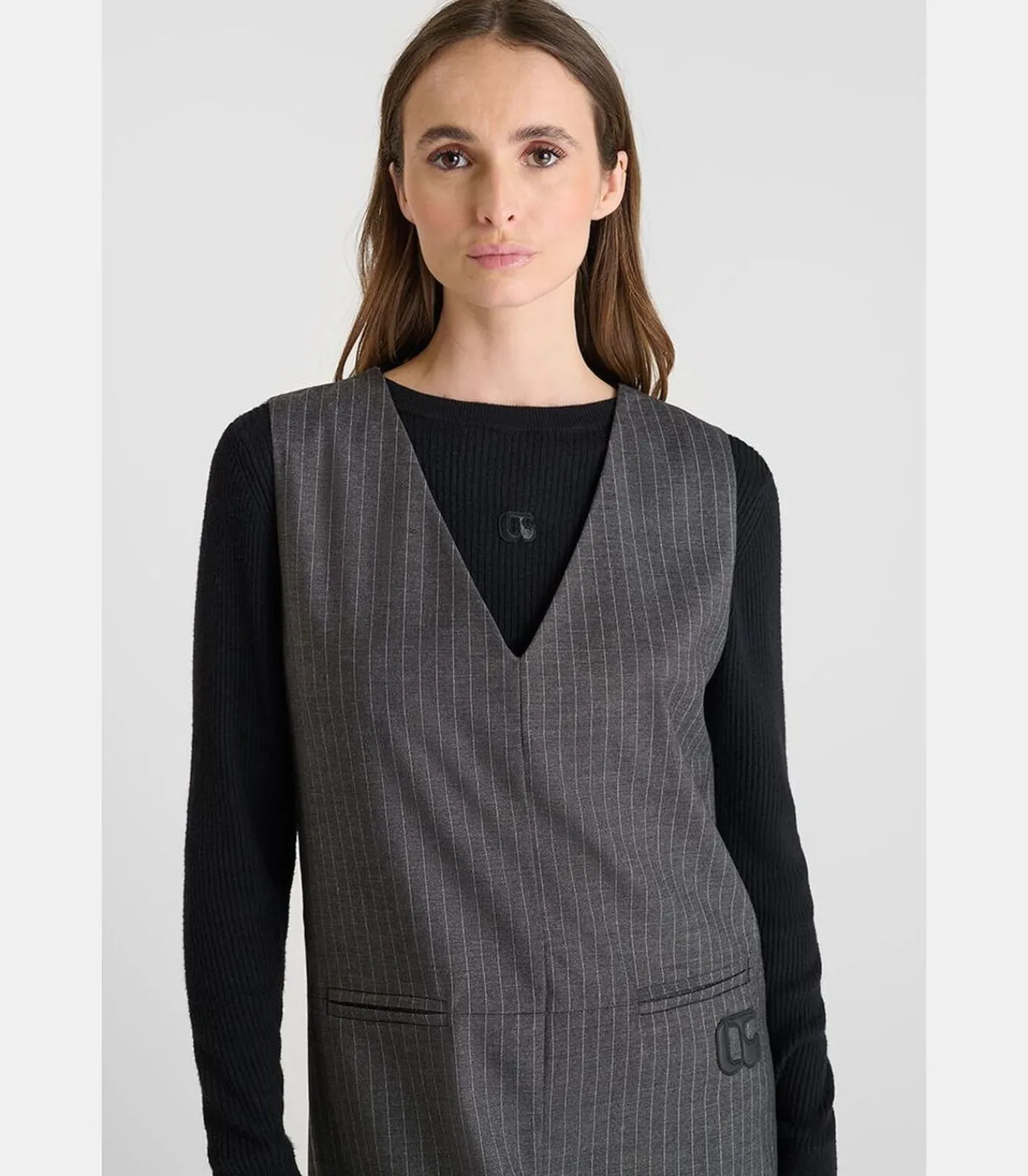 Le Temps des Cerises Jurk recht ZIGA gray Sale