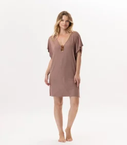 LE CHAT Kaftan in viscose RAMATUELLE 940 brown Hot