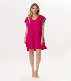 LE CHAT Kaftan van jersey PAMPELONNE 940 pink Hot