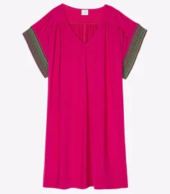 LE CHAT Kaftan van jersey PAMPELONNE 940 pink Hot