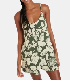 Banana Moon Kaki gebloemde playsuit JONAH TANAISIE khaki Hot