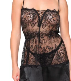 LUNA Kanten nachtpon AMELIE black Best