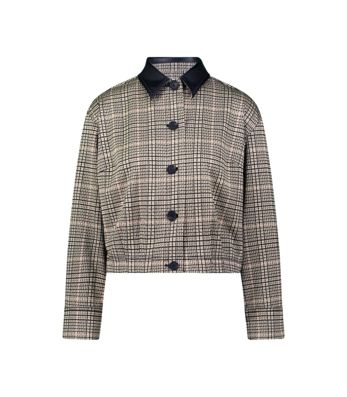Zero Karo-Jacke beige Hot