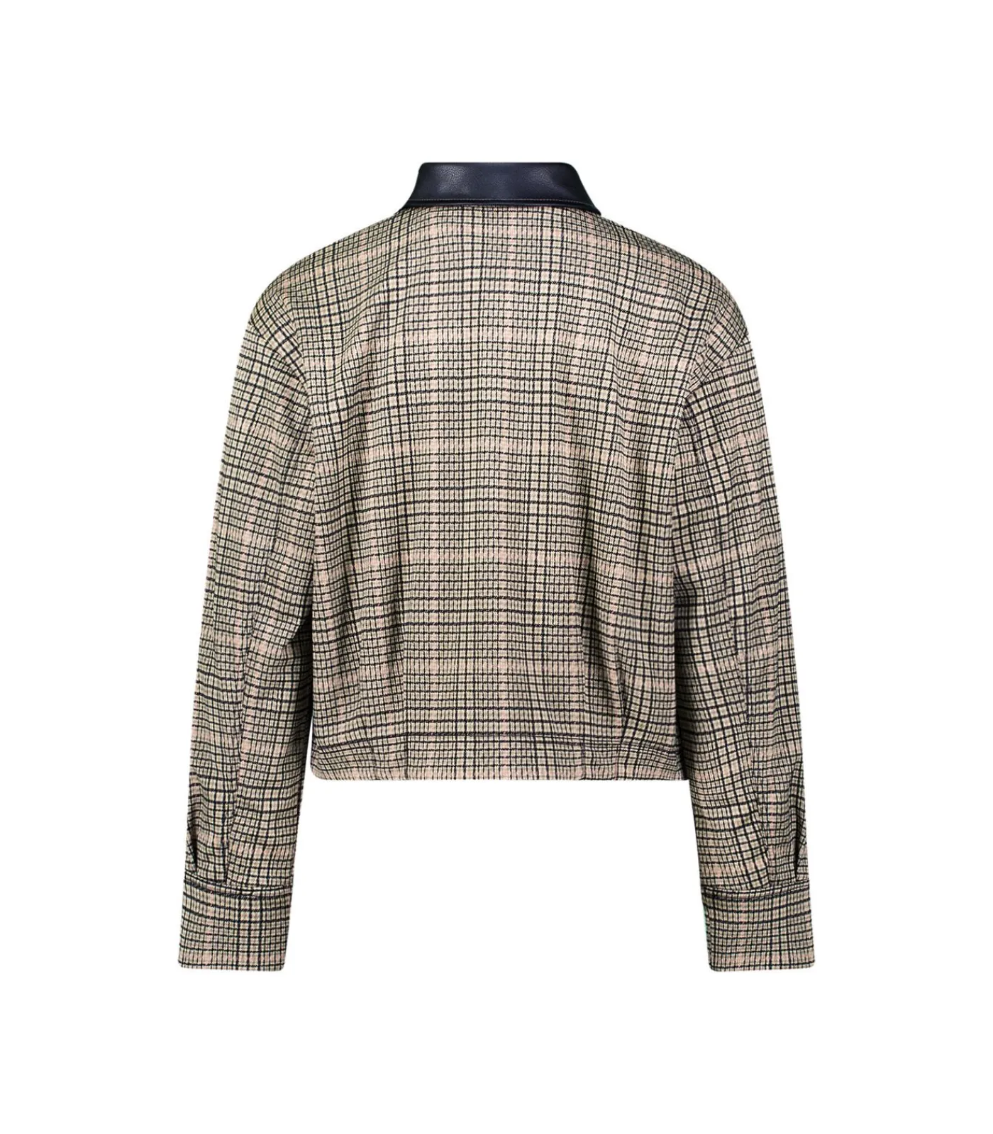 Zero Karo-Jacke beige Hot