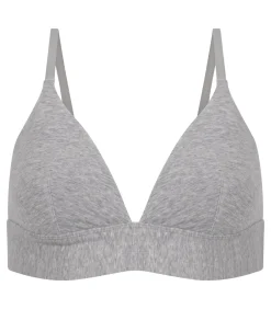 Hunkemöller Katoenen bralette gray Clearance