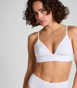 Hunkemöller Katoenen bralette white Sale