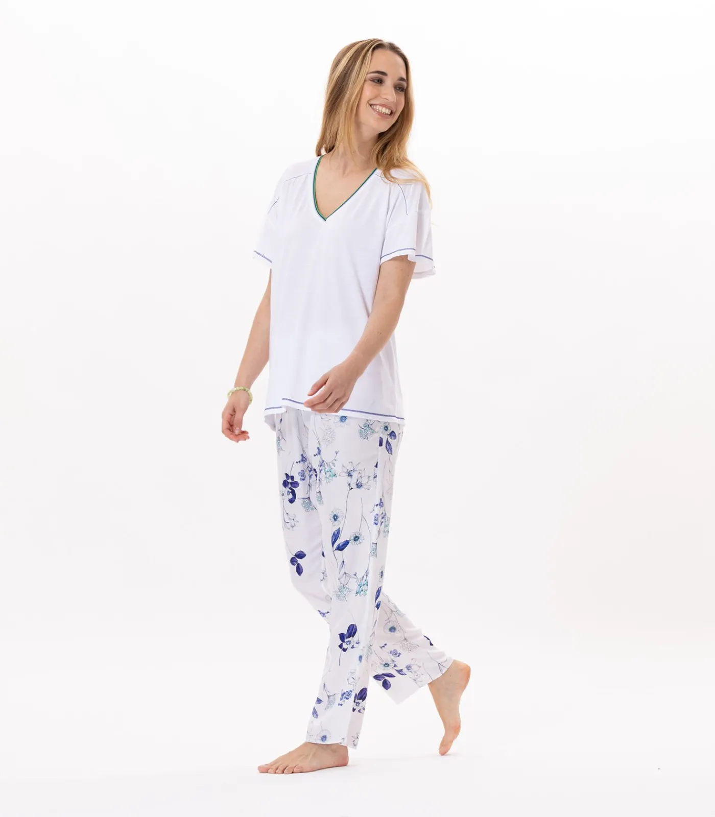 LE CHAT Katoenen en viscose pyjama VALENSOLE 902 multicolor