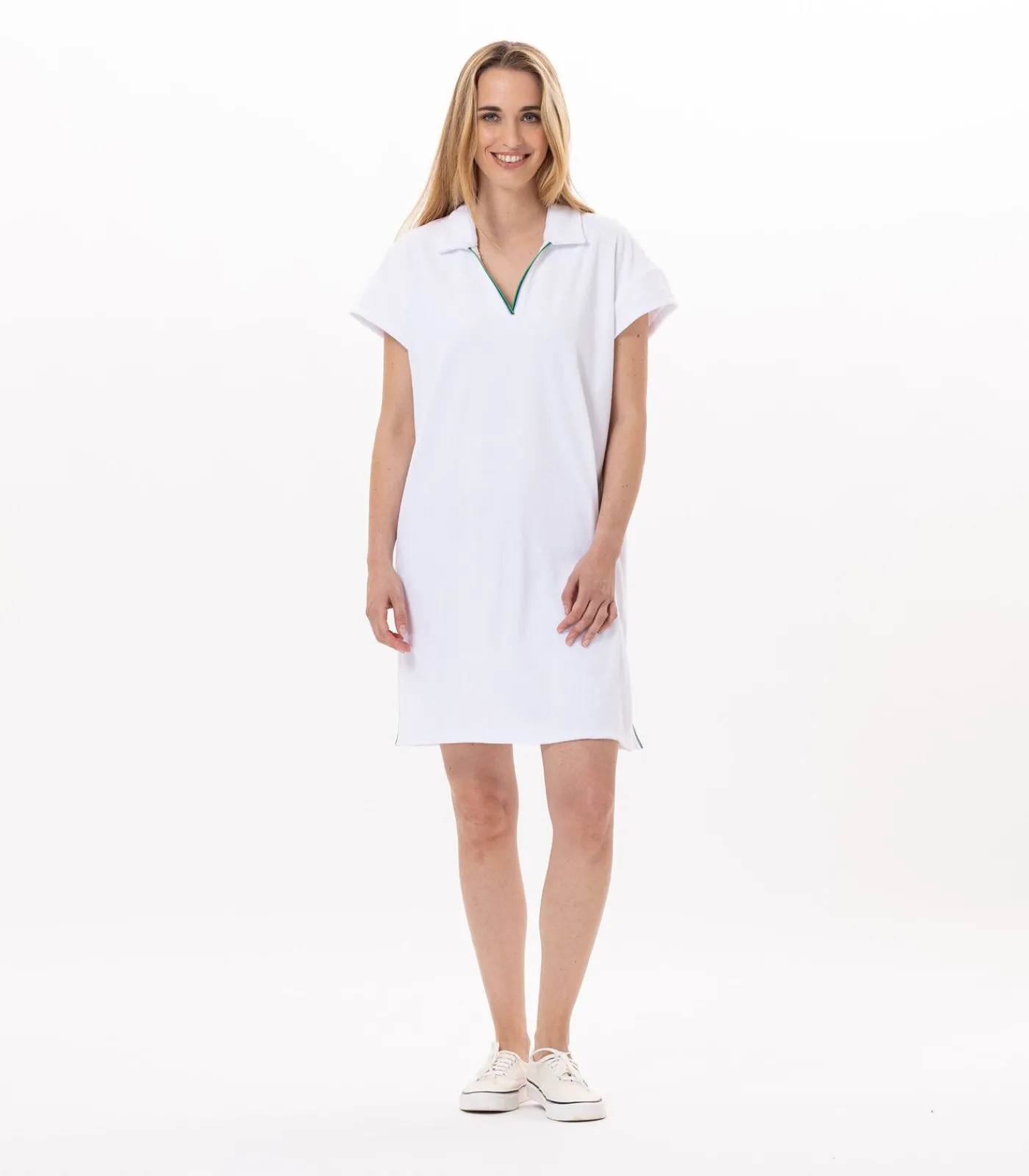 LE CHAT Katoenen jurk VALENSOLE 940 white Best