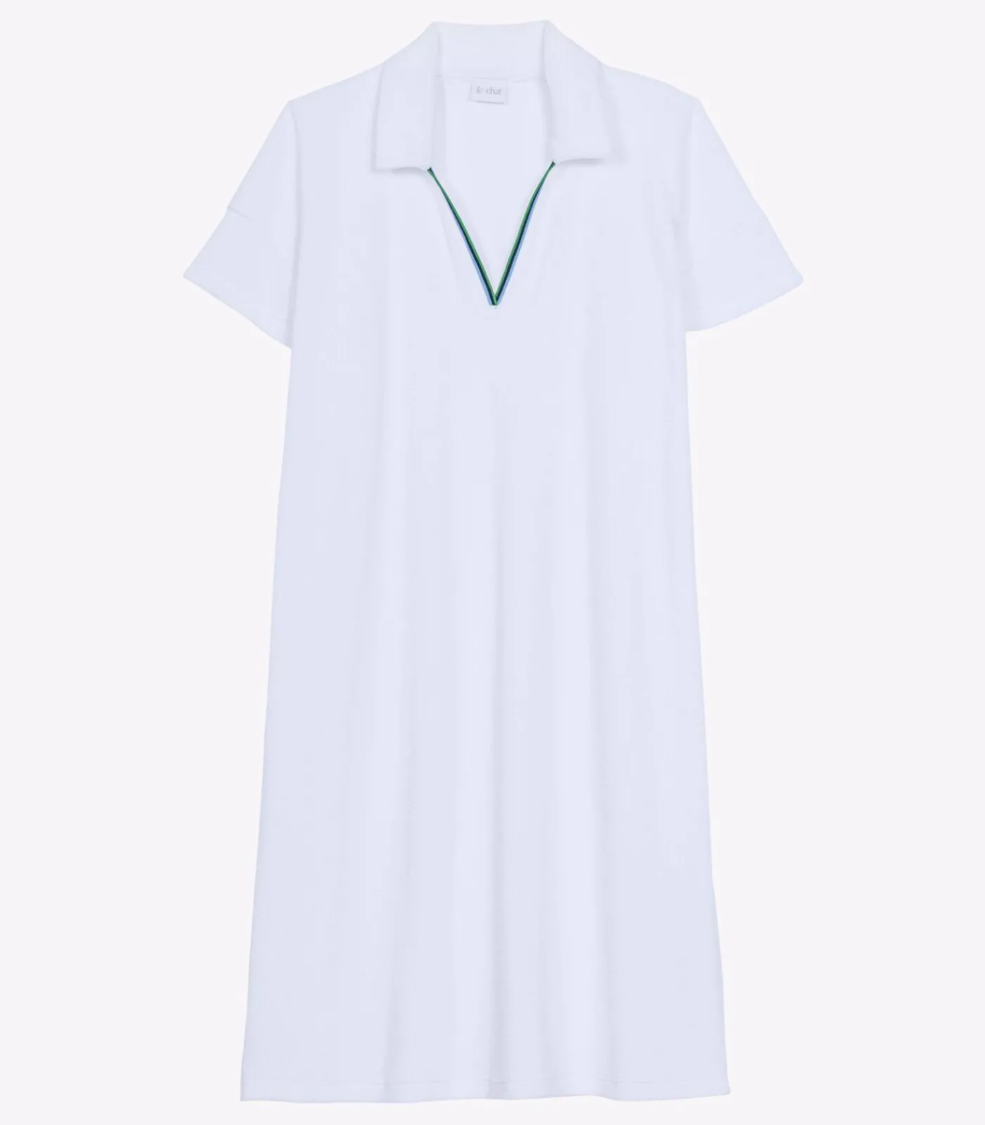 LE CHAT Katoenen jurk VALENSOLE 940 white Best