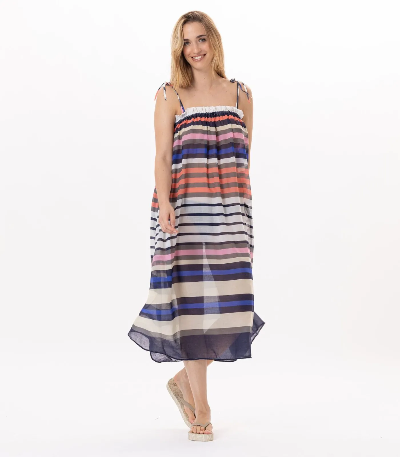 LE CHAT Katoenen jurk VALLAURIS 941 multicolor New