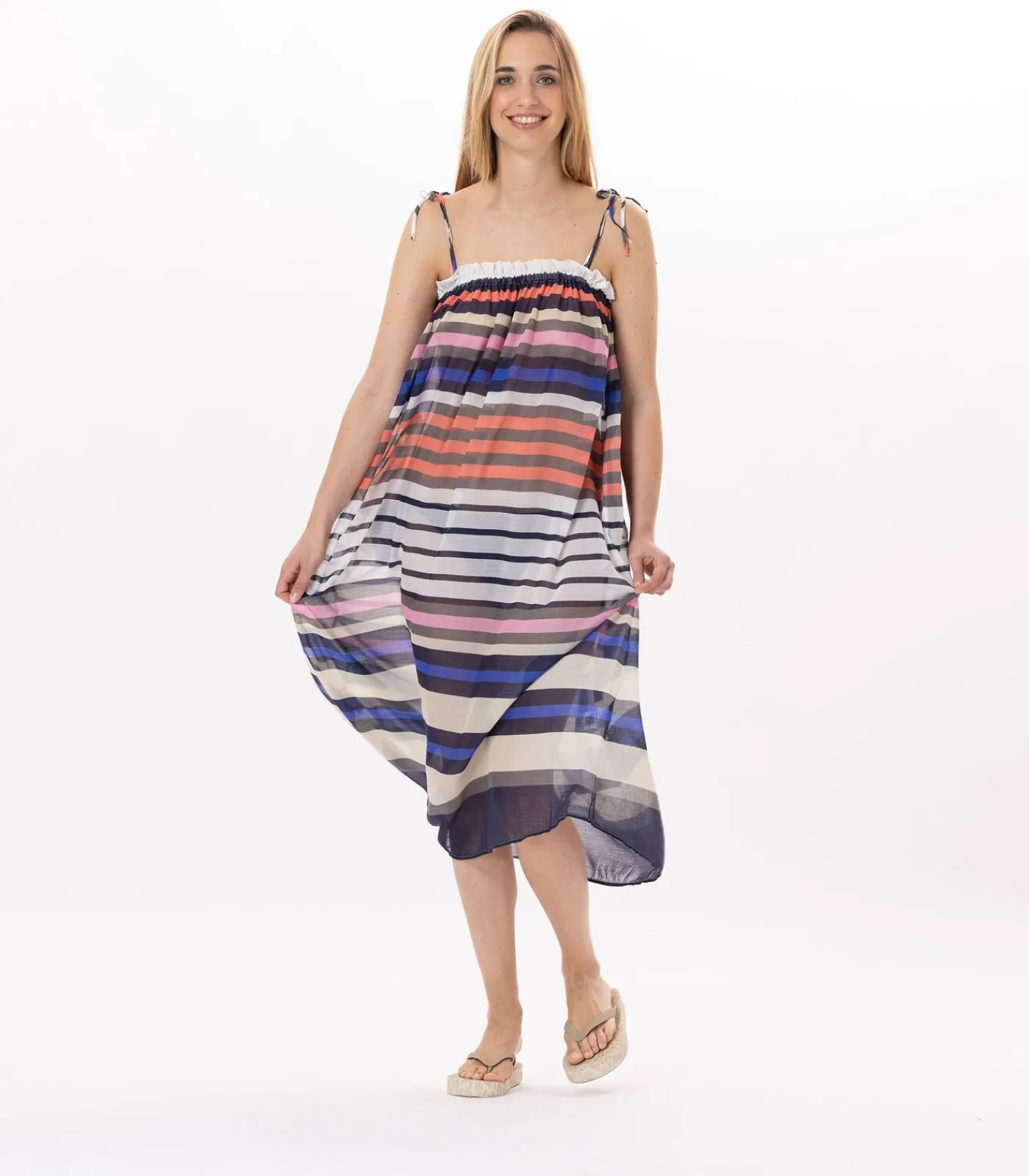 LE CHAT Katoenen jurk VALLAURIS 941 multicolor New