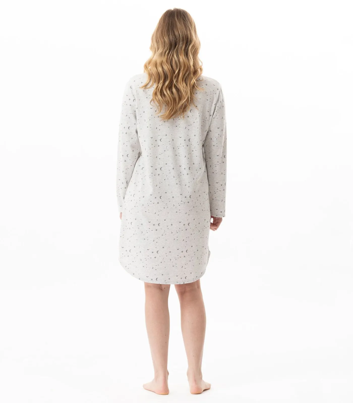LE CHAT Katoenen nachthemd LUNA 101 gray Best