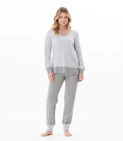 LE CHAT Katoenen pyjama FLOCON 102 gray Best