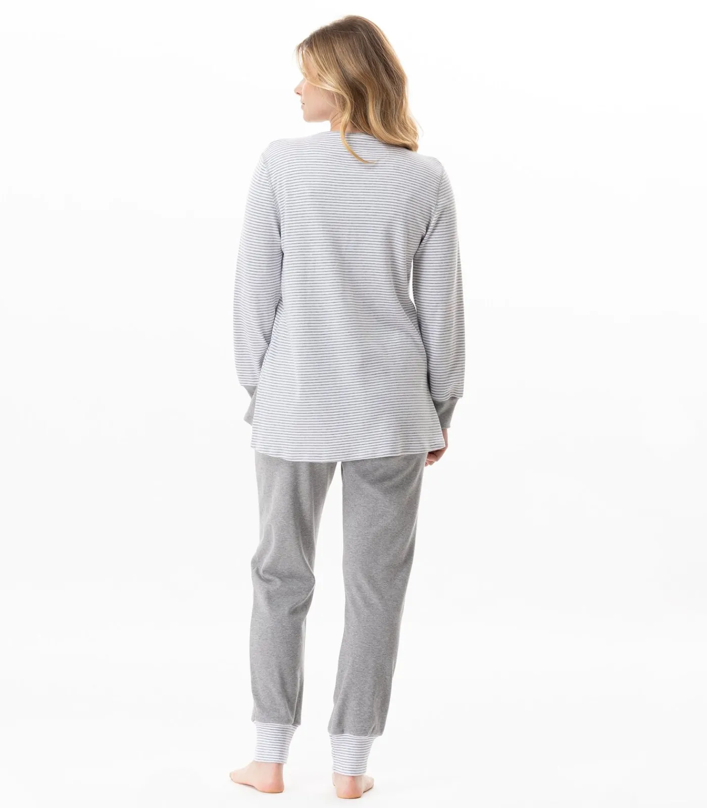 LE CHAT Katoenen pyjama FLOCON 102 gray Best