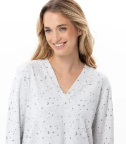 LE CHAT Katoenen pyjama LUNA 102 gray Online