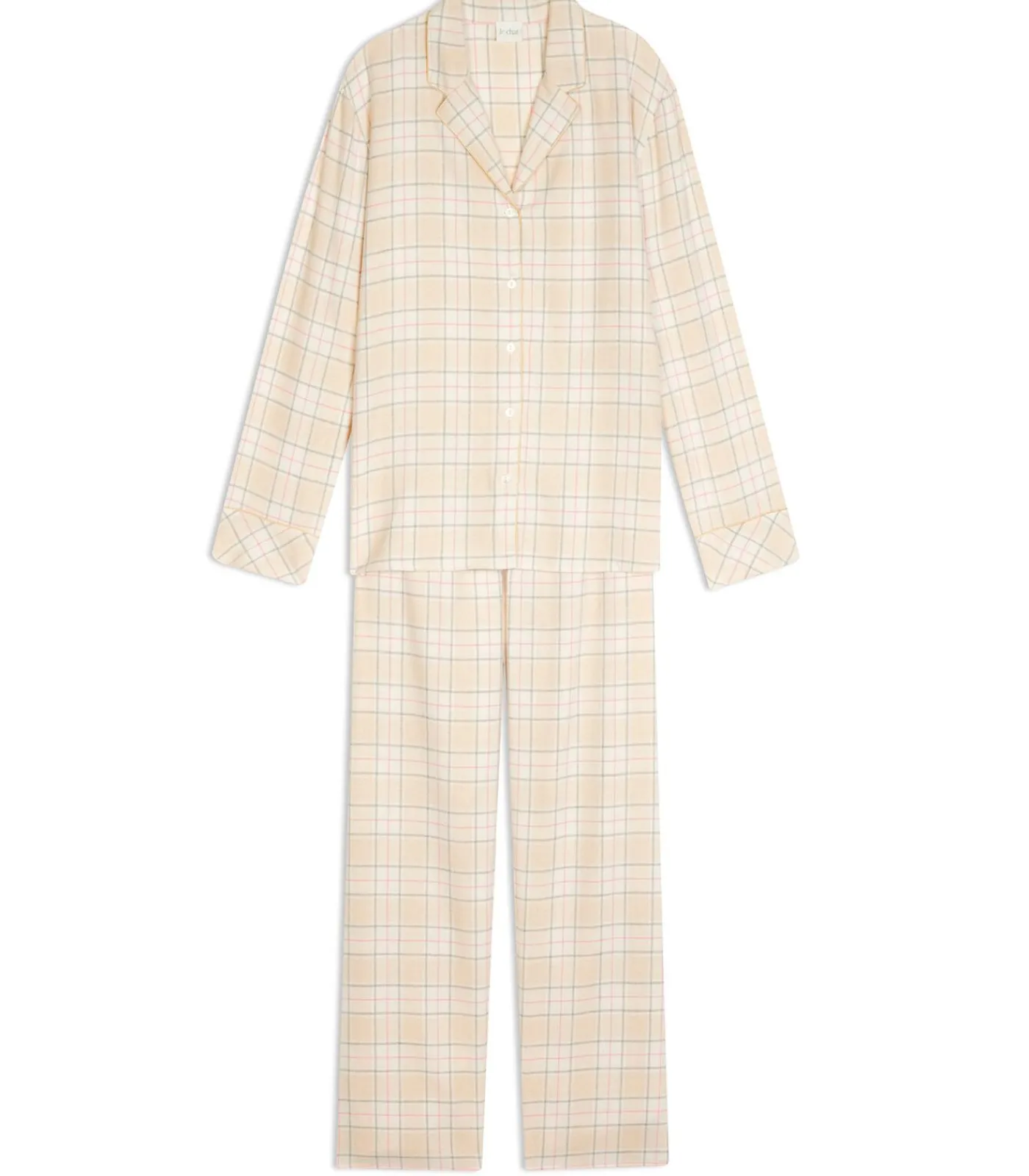 LE CHAT Katoenen pyjama met knopen MONTAUK 106 multicolor Outlet